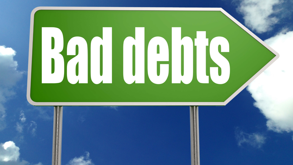 How to prevent bad debts crossing sign Manchester